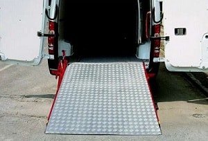Rampe in alluminio, pedane in alluminio per furgoni e rimorchi