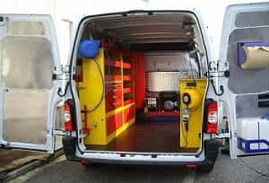 Officina mobile e accessori per furgoni e veicoli commerciali